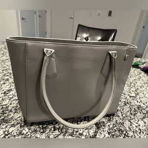 Classic Size Dagne Dover Signature Tote - Legend (Grey Signature) Like New